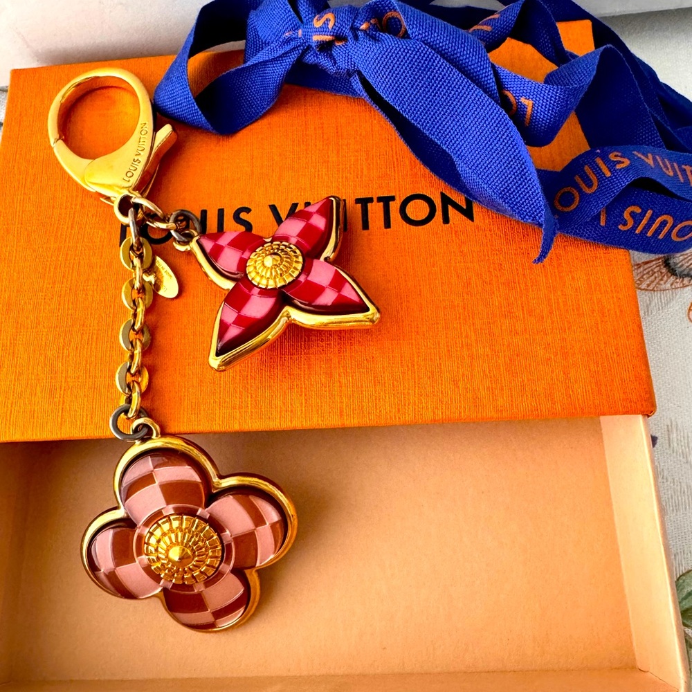 Louis Vuitton  Beautiful multicolor bag charm or key charm
With a BOX
